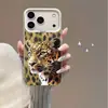 Funda Jaguar Adecuada para Teléfono Apple 17Promax, Soporte para Iphone16Pro, 14 Estilo Europeo y Americano, 15Pro Sensación de Alta Gama