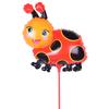 Juguete de dibujos animados para niños, palo de mano, soporte central, globo de aluminio con varilla, microempresa, empuje, drenaje, polvo, succión, pequeño puesto de regalo