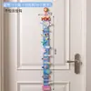 Fofo Acessório de Cabelo Infantil Multifuncional para Armazenamento com Ganchos de Parede para Presilhas, Grampos e Organizador de Enfeites de Cabelo com Corda de Armazenamento