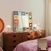 Espejo Decorativo Color de Ensueño Infantil Bauhaus Pintura Arte de Pared para Sala de Estar Nicho de Arte Curativo Dormitorio Gabinete Bajo Pintura de Exhibición