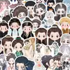 162 peças de adesivos versão Q da série "Big Dream Returns", com Wen Xiao, Chen Duling e Hou Minghao, adequados para capas de celular e iPad, à prova d'água