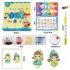 Pegatinas Mágicas de Diamantes BIG GEM Transfronterizas Hechas a Mano Paquete de Materiales DIY de Dibujos Animados Pegatinas de Rompecabezas para Padres e Hijos