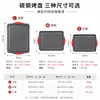Servicio de Etiquetado y Envío Transfronterizo: Juego de Tres Bandejas para Hornear de Acero al Carbono, Bandeja Rectangular para Horno Antiadherente de Alta Temperatura, para Hornear Pasteles en Casa