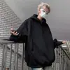 Sudadera pesada gris con botones y cuello alto para hombre, chaqueta con capucha para primavera y otoño, nuevo modelo 2006, camiseta básica de marca juvenil moderna