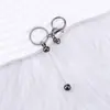 Nuevo Llavero de Cuentas DIY Llavero Metálico Colorido Colgante para Cubierta de Teléfono Móvil y Auriculares Lindo Llavero de Cuentas