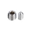 Tornillo de apriete de punta de acero inoxidable 304 DIN914, tope sin cabeza, alambre superior, tornillo de máquina medidor, tornillo sin cabeza, alambre superior