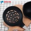 Espátula de acero inoxidable 304 antiadherente para cocina coreana, espátula de silicona resistente a altas temperaturas, colador, cuchara para sopa