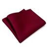 Lenço de bolso de cor sólida Terno Vestido Bolso Acessórios Decorativo Básico All-match Fio tingido Jacquard Cor lisa Quadrado escuro Quadrado