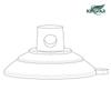 Ventosa fábrica direta diâmetro 22-85mm ventosa perfurada furo horizontal ventosa PVC transparente brinquedo acessórios de plástico