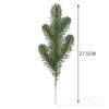 Simulação de Suprimentos da Amazon Planta Verde Cinco Garfos Agulhas de Pinheiro Árvore de Natal Rattan Acessórios de Decoração 27cm Agulhas de Pinheiro de Plástico