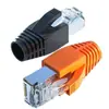 Categoria 7 Capa de Conector de Cristal Venda Quente Capa de Borracha Pvc Colorida para Conector de Cristal Capa Protetora para Conector de Cabo de Rede Amigo do Ambiente Rj45