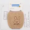 Estilo Nuevo Otoño e Invierno Manga de Terciopelo Teddy Manga Corta para Bebé Anti-Manchas Mangas para Manos Mangas Bordadas de Oso y Conejo Lindas Venta al por Mayor