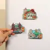 Imanes de Refrigerador Culturales y Creativos de Acrílico AI Quanzhou, Souvenirs Turísticos con Check-in NFC, Pegatinas Magnéticas Conmemorativas