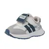 Zapatos de Bebé para Otoño Niños Grandes Niños y Niñas Bloques de Color Tenis de Moda Zapatos Deportivos Antideslizantes Cuero Zapatos Casuales Modernos En Stock