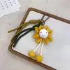 Pendente de Desenho Animado em Tecido Artesanal Estilo Coreano Chaveiro de Boneca de Planta Fofa Estilo Ins Charme de Bolsa Feminino