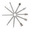 Juego de Herramientas Eléctricas de Carpintería para Lijado y Recorte, Juego de 6 Piezas de Lima Rotatoria Pequeña de Acero de Alta Velocidad para Madera, Herramienta Rotatoria para Bricolaje