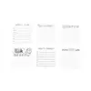 Livro de Adesivos Reutilizáveis Transparente Marcadores de Página Desenhos Animados Personalizados Adesivos Adesivos Grudentos Rasgáveis Notas Memo Mensagem Adesivos