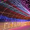 Luces led luces intermitentes luces de cadena estrellas coloridas boda exterior camping iluminación Navidad luces decorativas solares