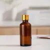 Botellas de sérum de 5 ml/30 ml más vendidas transfronterizas, botellas de vidrio ámbar para aceites esenciales, botellas de muestra esmeriladas, botellas recargables vacías