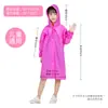 Poncho Infantil Reutilizable Engrosado con Capucha para Exteriores Niños y Niñas Estudiantes de Jardín de Infancia y Primaria Impermeable Extendido para Mochila Escolar