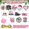 36 Peças Ornamentos de Madeira para Pendurar Dia dos Namorados Decoração de Amor Formato de Coração Anão Madeira Vazada Gnomo Casamento Festa em Casa