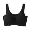 Roupa íntima Esportiva de Látex Tailandês Feminina Sem Aro Pequeno Levanta Seios Sem Marcas Sutiã Camiseta Tamanho Grande Costas Bonitas Sutiã Fino
