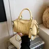 Bolso Retro Boston de PU para Mujer 2025 Nuevo Versátil para Traslado de un Solo Hombro Cruzado Bolso Cuadrado Pequeño Bolso Almohada Portátil