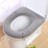 Venta al por mayor de fábrica funda de asiento para inodoro lavable asiento de inodoro multiestilo para el hogar Artículos de tocador diarios cojín de inodoro cálido