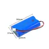 Caixa de Som Bluetooth 7.4V Pacote de Bateria de Lítio 18650 1200mAh Duas Séries com Placa de Proteção Armazenamento de Energia Fonte de Alimentação Recarregável