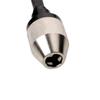 Mandril de Broca Torção Auto-centrante de Mandíbula Tripla com Cabo Hexagonal Preto de Troca Rápida 0,3-6,5mm Mandril para Micro Retífica Elétrica 3,6