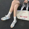 Zapatillas de entrenamiento alemanas, estilo ballet con bloques de color, zapatos de mujer inspirados en Forrest Gump, con cordones de piel sintética, nuevo estilo 2026, zapatillas casuales para mujer