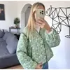 Moda Europea y Americana Transfronteriza AliExpress Más Vendido Chaqueta Rosa con Estampado y Paneles - Stock a Largo Plazo, Lista con Confianza