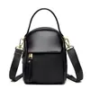 2025 Nueva Moda Simple Color de Contraste Bolso Pequeño Bolso de Mujer Bolso de Mano Versátil Bolso de Hombro Cruzado Casual Bolso para Teléfono Móvil