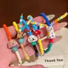 Arcoíris de Verano ~ Color Fresco Pequeño Dopamina Diseño de Nicho Dulce Arcoíris Estrella Cuerda para Saltar Pulsera Pulsera