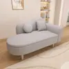 Chaise longa com armazenamento atualizada para espaços pequenos, poltrona reclinável estilo europeu para quarto, área de descanso de mini loja de roupas, chaise de um lugar
