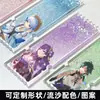 Adornos Acrílicos Transparentes Periféricos de Anime de Celebridades Personalizados Arena Movediza Mahjong Soporte Acrílico Boleto Talón Bar Azulejo Personalización