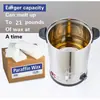 Olla para derretir cera de cuentas superior 02 olla eléctrica para derretir cera de velas con control de temperatura boquilla para verter cubo para derretir cera olla de cera