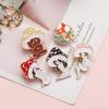 Europa y América Amazon broche de hongo broche de hongo niña planta antropomórfica creativa metal broche fábrica fuente venta al por mayor