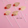 Decoração de Bolo de Aniversário Palavra Feliz Casamento AMOR Flor Plug-in Mesa de Sobremesas Terno Vestido Pequeno Vestido de Casamento Cartão