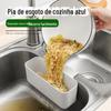 Pia da cozinha Cesta de drenagem Filtro Tela de filtro Lavagem especial Rack Rack pia de lixo Plástico Cesta suspensa Cross-border Cabelo
