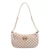 Bolsa vintage estilo francês para axila para mulheres, 2026 outono nova bolsa quadrada pequena crossbody simples com corrente, de ombro e bolsa de mão para mulheres
