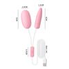 Laile Flirting Dumping Eggs ABCDE USB Doble Dumping Eggs Chupando Lengua Lamiendo Frecuencia Variable Vibratorio Palo Diversión para Adultos -1