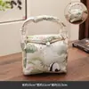 Juego de Té Cerámico para Viaje con Una Tetera y Dos Tazas en Estilo Chino Tradicional, Cafetera de Té Portátil con Bolso