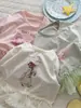 [En Stock] 26 Estilos Nuevos de Tops de Verano para Niñas con Estampado de Conejo Transpirable y Falda de Malla, Versátiles y Sencillos para Bebés