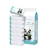 Mini toallitas húmedas, bolsitas pequeñas, toallitas de bolsillo con agua pura, desechables, portátiles, para viajes, toallitas suaves de limpieza, papel, fabricantes al por mayor