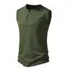 Camiseta de Algodón para Hombre Verano 2024 Deportiva al Aire Libre Manga Corta Moda Masculina Casual Chaleco sin Mangas