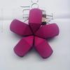 Esponja de Maquillaje Extra Grande Irregular con Corte Diagonal de Tres Hojas Deslumbrante Que No Absorbe Polvo, Borla Grande para Polvo, Herramienta de Esponja Profesional para Maquilladores