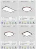 Lámpara de techo transfronteriza ultradelgada estilo vintage para sala de estar, luz principal para pasillo, color nogal, luz simple para dormitorio que protege los ojos, accesorio de iluminación de Zhongshan