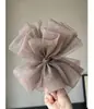 Pinza de Plátano de Malla Esponjosa~Vibras Perezosas Estilo Hong Kong 2026 Nuevo Pinza de Moda para el Cabello Accesorio de Moda para el Cabello