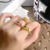 Nuevo Anillo Abierto de Mariposa de Goteo de Aceite Doble Esmaltado Estilo Palacio Medio Antiguo Chino Anillo de Lujo Ligero de Nicho de Temperamento
